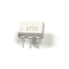 6 Pin 4n25m Optocoupler White NPN Phototransistor DIP-6 Through Hole 250MW Single Channel 4n25 Original IC Chip